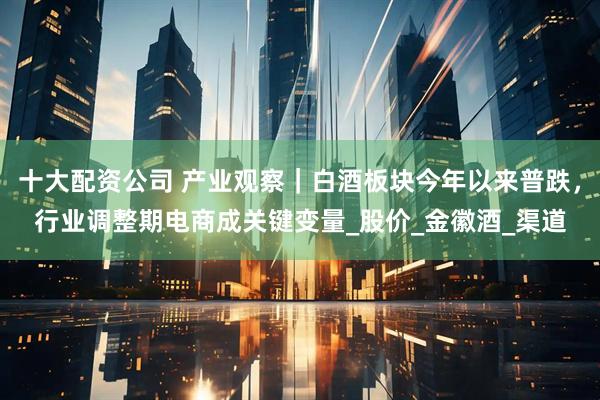 十大配资公司 产业观察｜白酒板块今年以来普跌，行业调整期电商成关键变量_股价_金徽酒_渠道